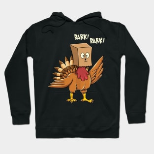 Thanksgiving Turkey dog bark design Hoodie